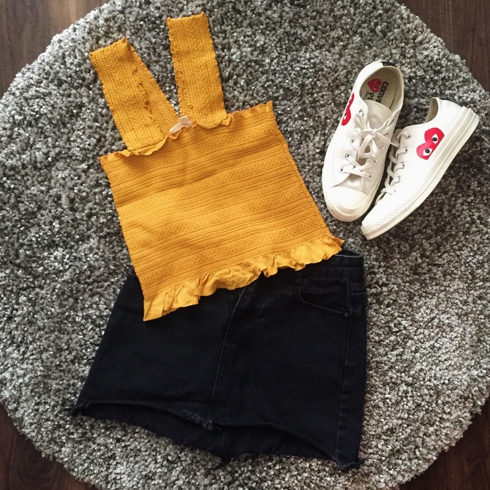 Pacsun Mustard Tank Top
